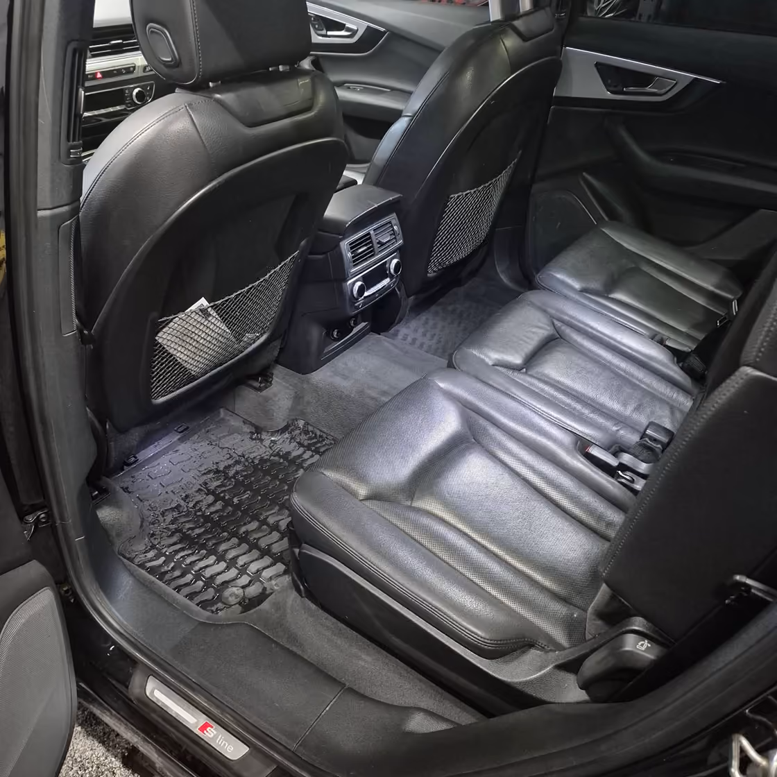 Freshly detailed cabin, from the seats down to the carpets